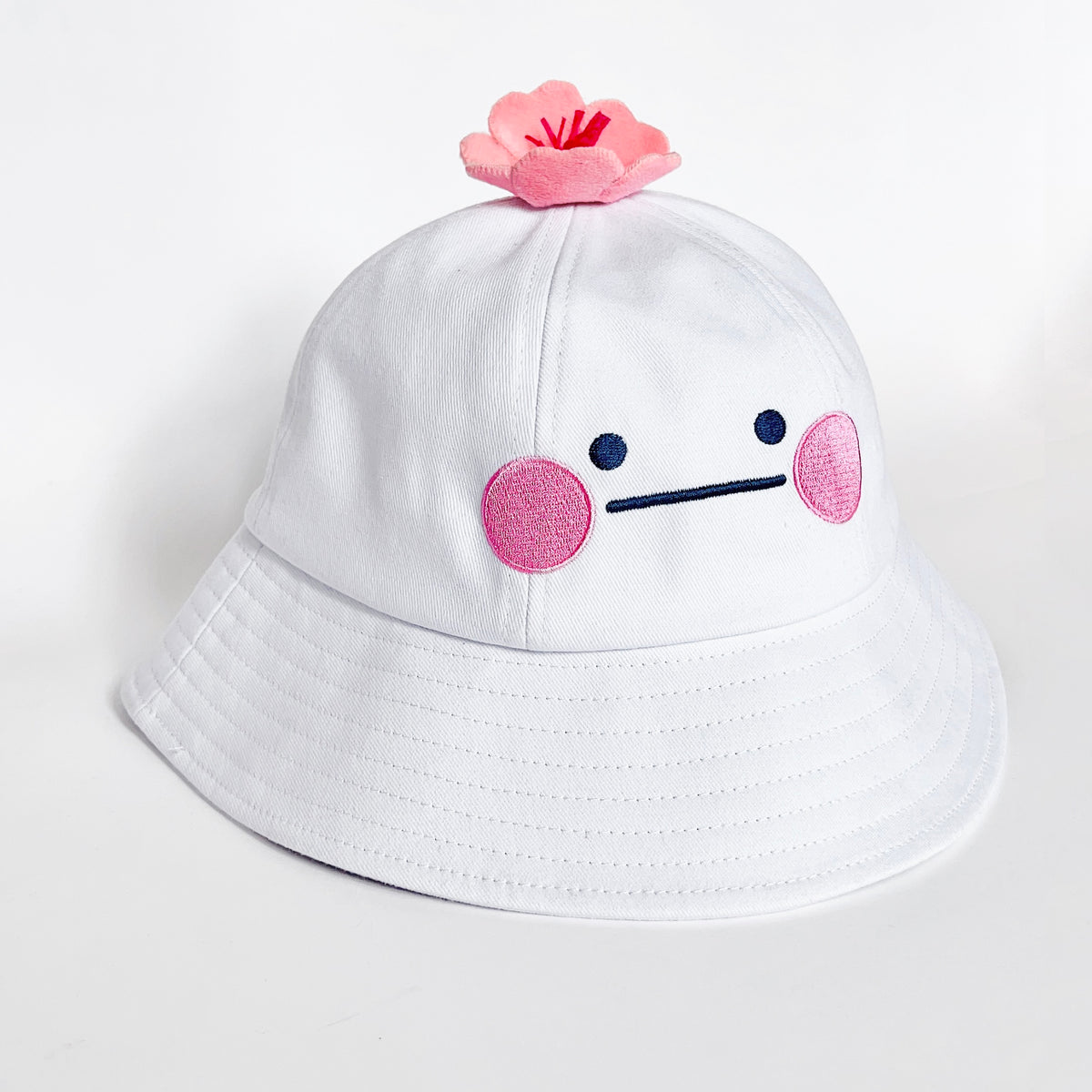 Tokidoki Sakura Celebration Bucket Hat Sakura hibud cotton bucket hat with 3D felting cherry  main image 3