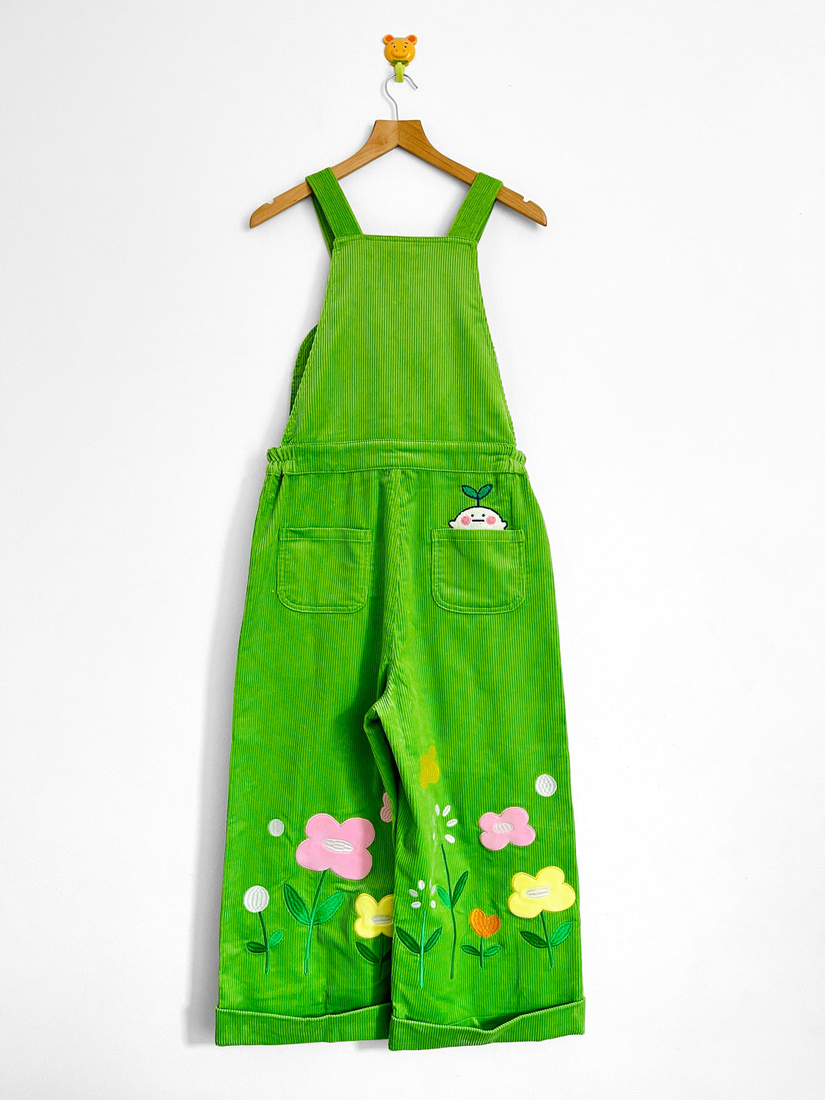 40% OFF Sue the 🌷Frog Cotton Corduroy Dungarees With Cropped Pant And Adjustable Trouser Cuffs