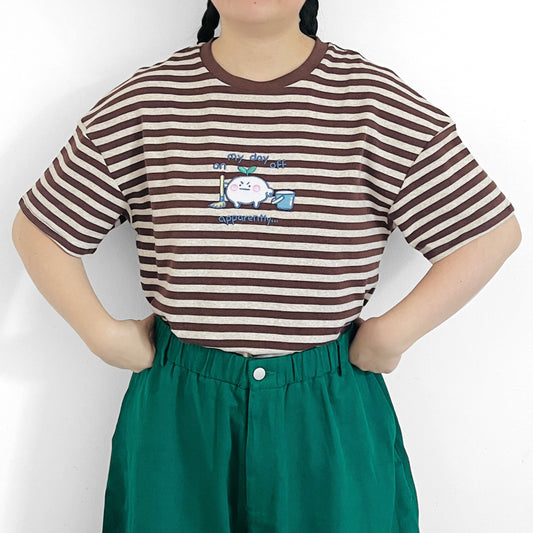 On My Day Off Apparently…🤷🏻‍♀️ Stripe Tee