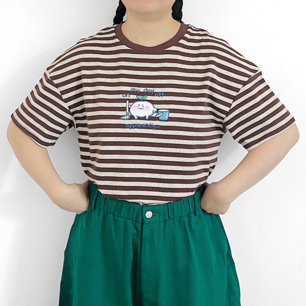 PREORDER On my day off apparently…🤷🏻‍♀️stripe tee
