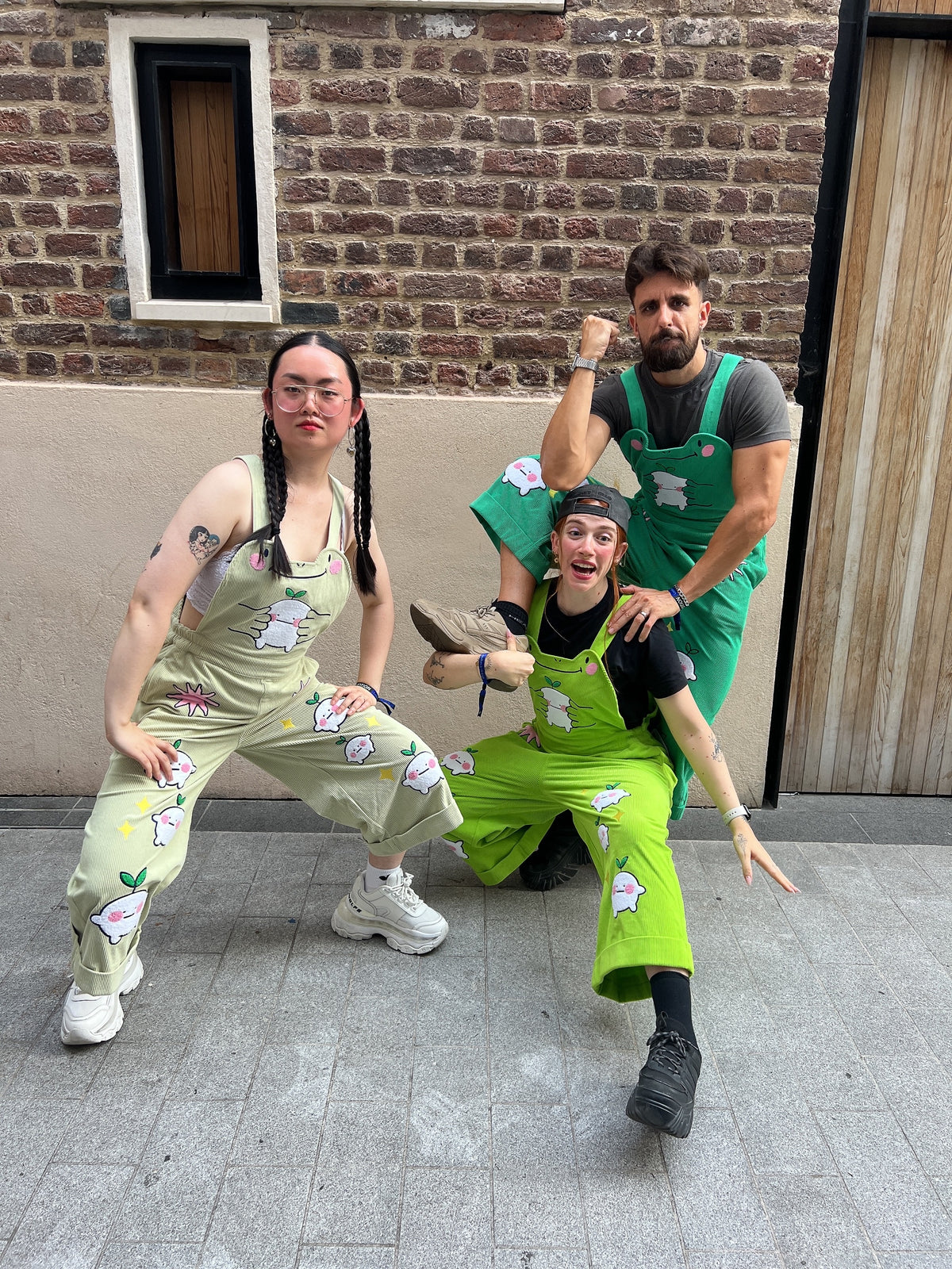 50% OFF Grog The Frog x Yoyo Special Collaboration Dungarees
