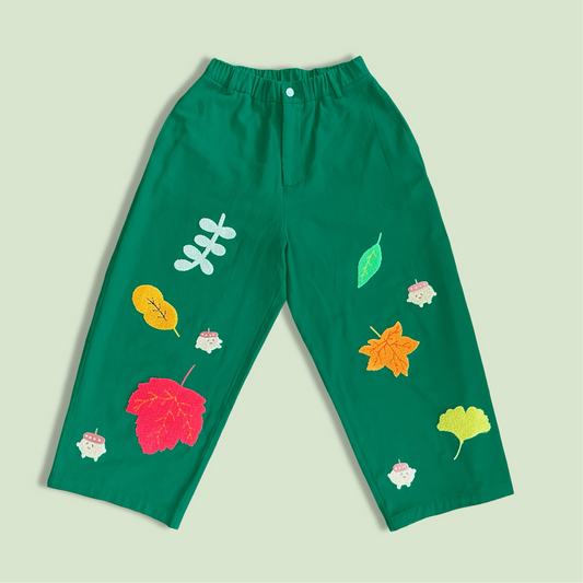 50% OFF “Let It Fall” Cotton Twill Straight Leg Pants