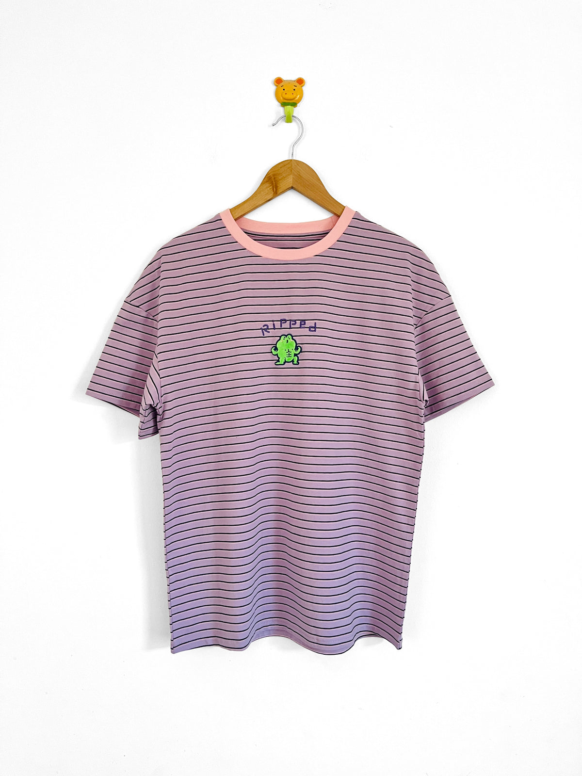 Buff Froggy “RIPPED” Stripe Tee
