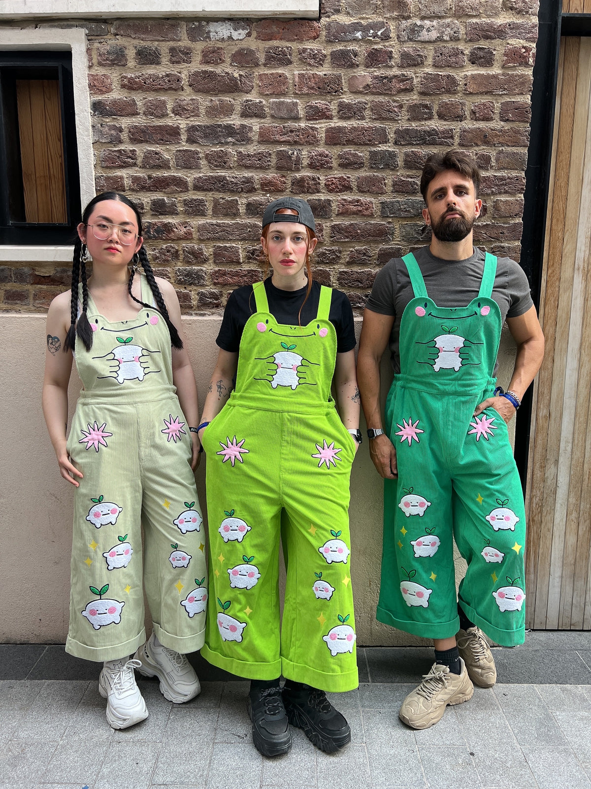 50% OFF Grog The Frog x Yoyo Special Collaboration Dungarees