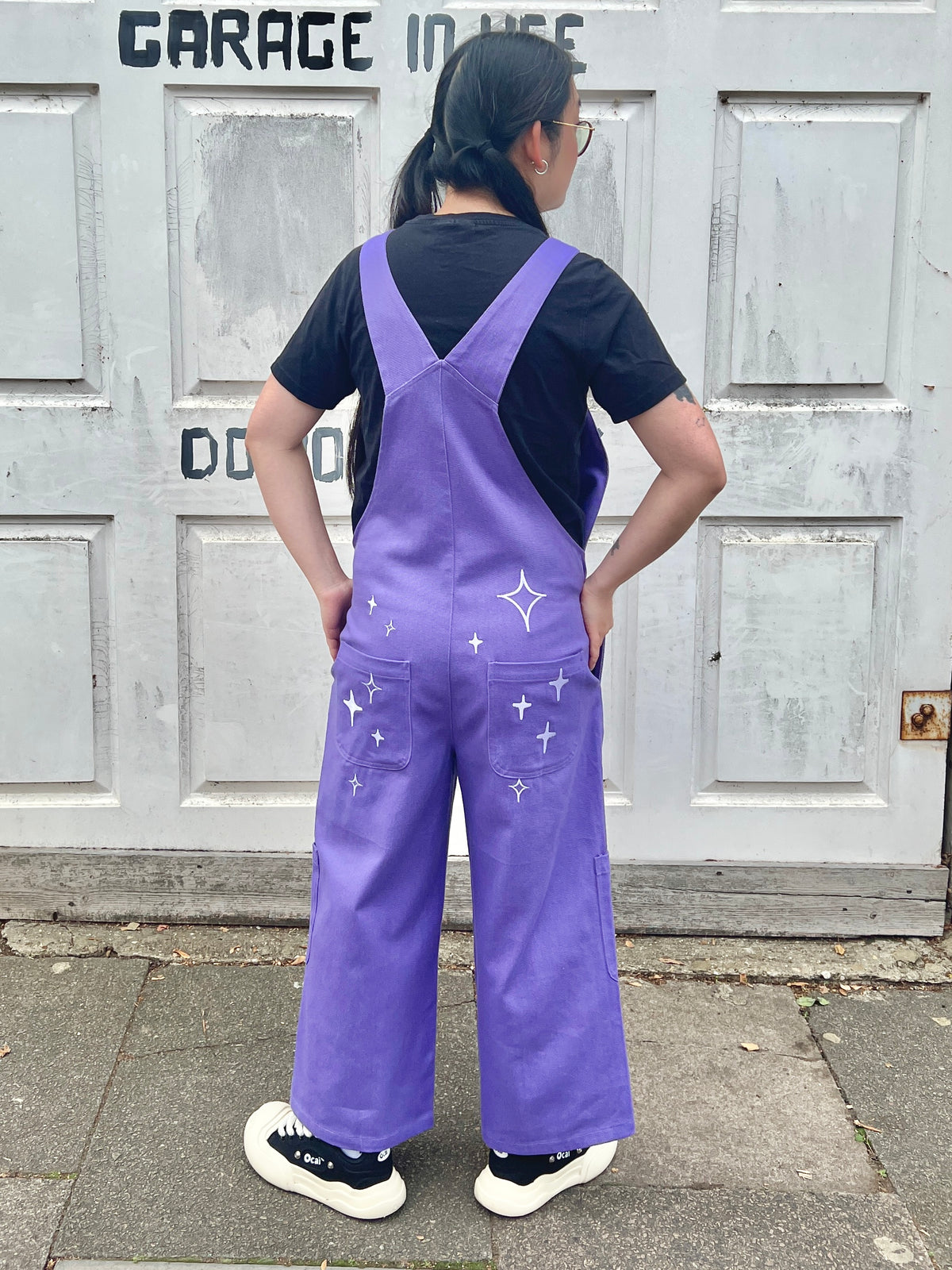 25% OFF BOO! 👻 Cotton Twill Purple Dungarees