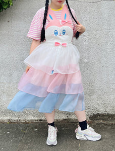 PREORDER - Fuwa fuwa Fairy cake pinafore dress