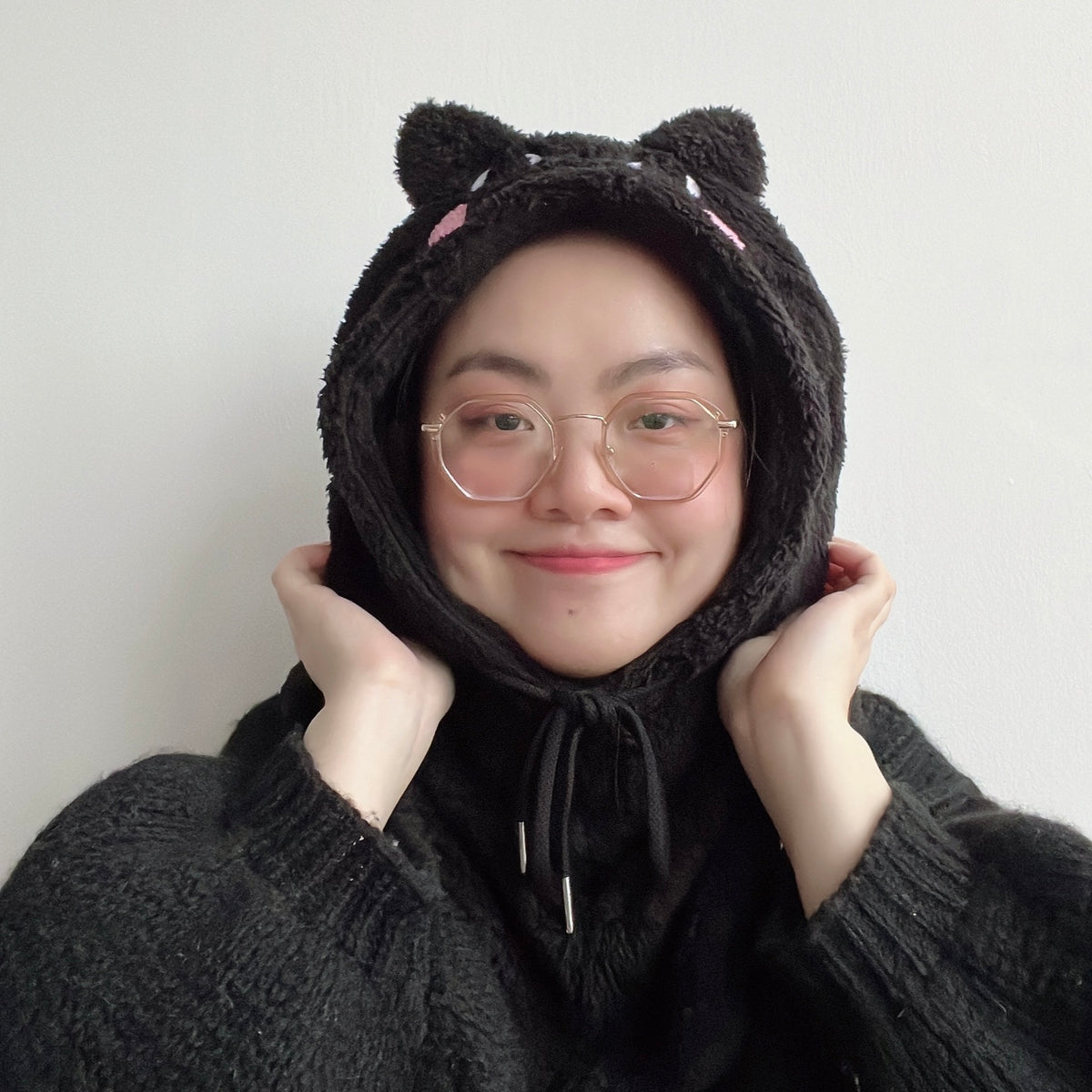 Naomi Black Cat Hood