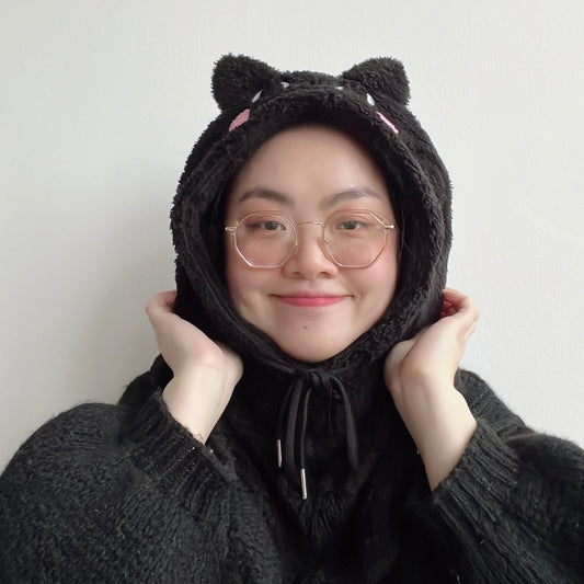 Naomi Black Cat Hood