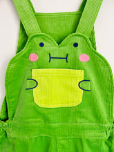 PREORDER Sue the 🌷Frog cotton corduroy overalls with cropped pant and adjustable turn ups for added length