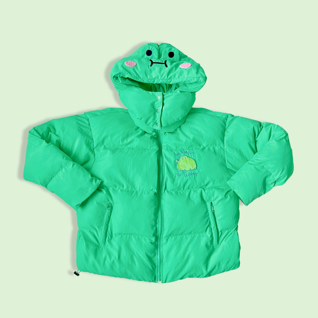 PREORDER Frog puffer jacket (oversized)