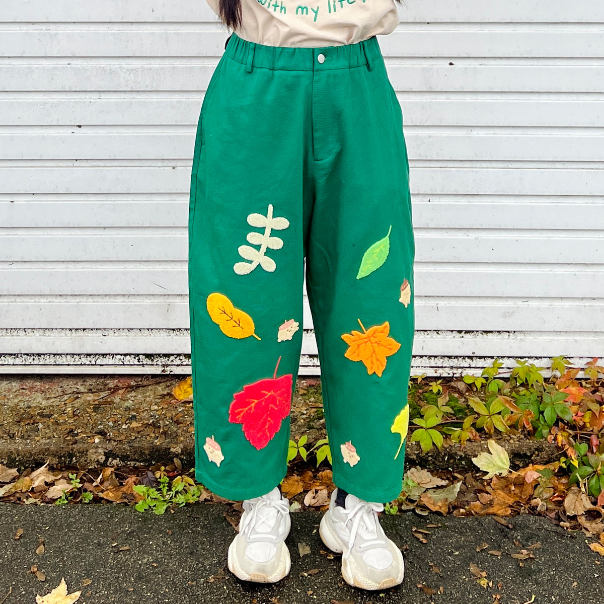 50% OFF “Let It Fall” Cotton Twill Straight Leg Pants