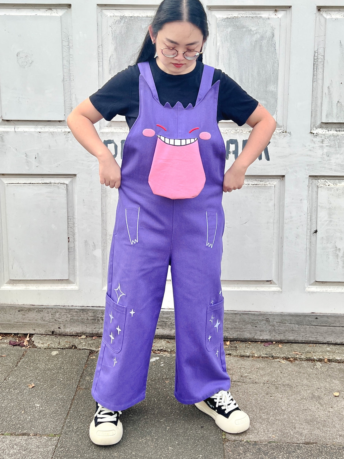 25% OFF BOO! 👻 Cotton Twill Purple Dungarees