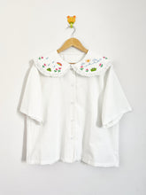 PREORDER Let it rain 🐸🌧️🌈big collar oversize shirt