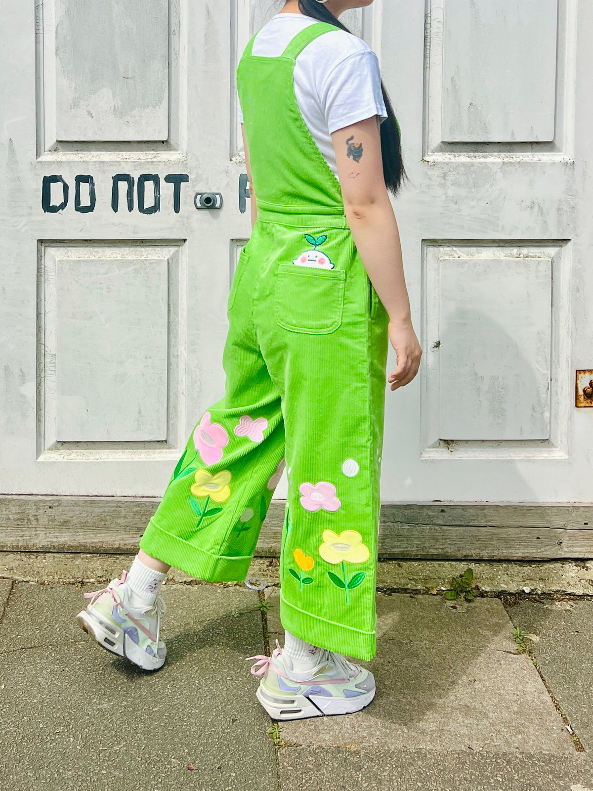 40% OFF Sue the 🌷Frog Cotton Corduroy Dungarees With Cropped Pant And Adjustable Trouser Cuffs