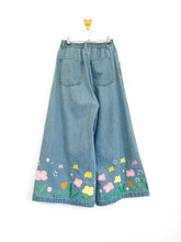 PREORDER Little garden wide leg denim pants🌷🌻🪻