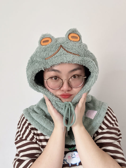 Toad Hood Moss Green Winter Hat