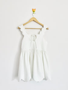 PREORDER Bunny cloud scallop hem top