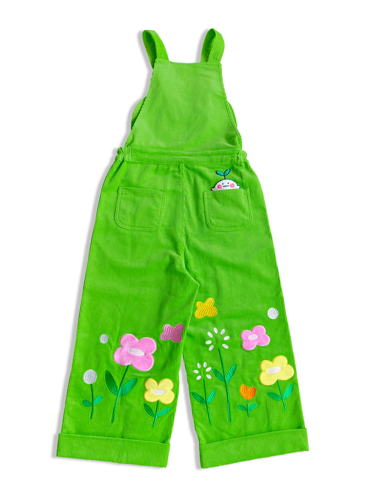 40% OFF Sue the 🌷Frog Cotton Corduroy Dungarees With Cropped Pant And Adjustable Trouser Cuffs