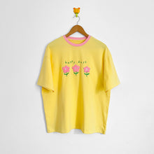 PREORDER - Happy days bunny flower boxy cotton T-shirt
