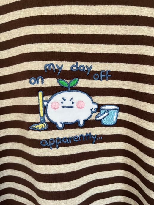 On my day off apparently…🤷🏻‍♀️stripe tee