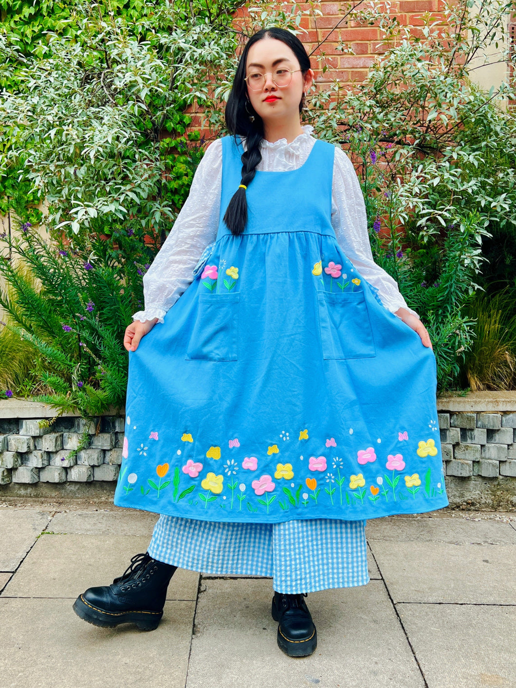 Howls moving castle Sophie inspired apron dress | two ways to wear