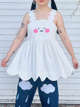PREORDER Bunny cloud scallop hem top