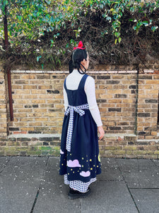 Kiki’s delivery service inspired apron dress | two ways to wear