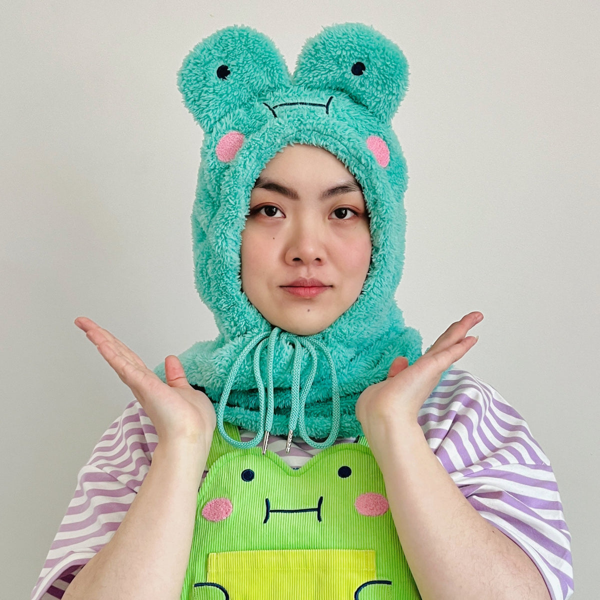 Frog Forest Green Hood