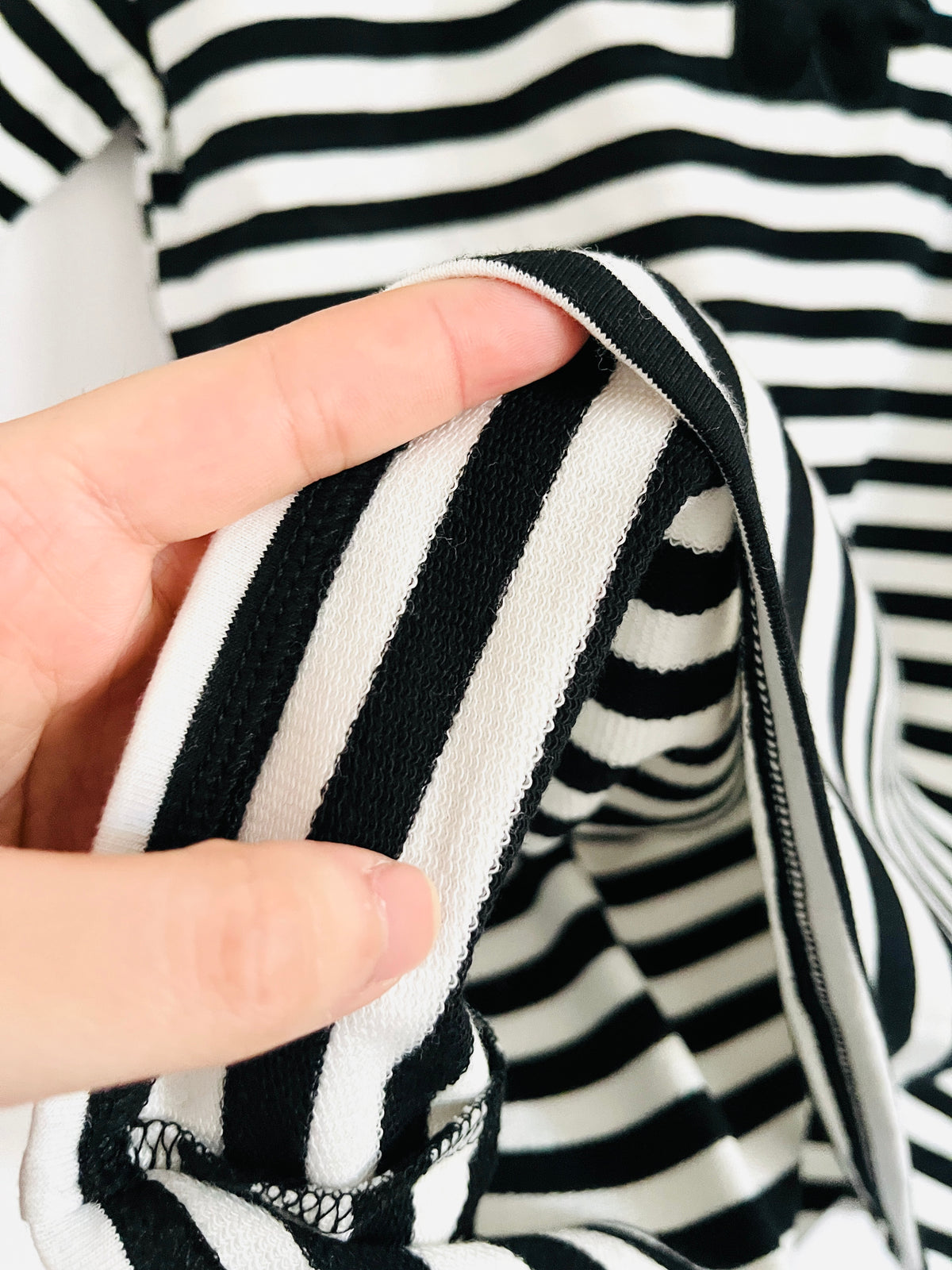 Naomi Black and White Stripe Existing T-Shirt