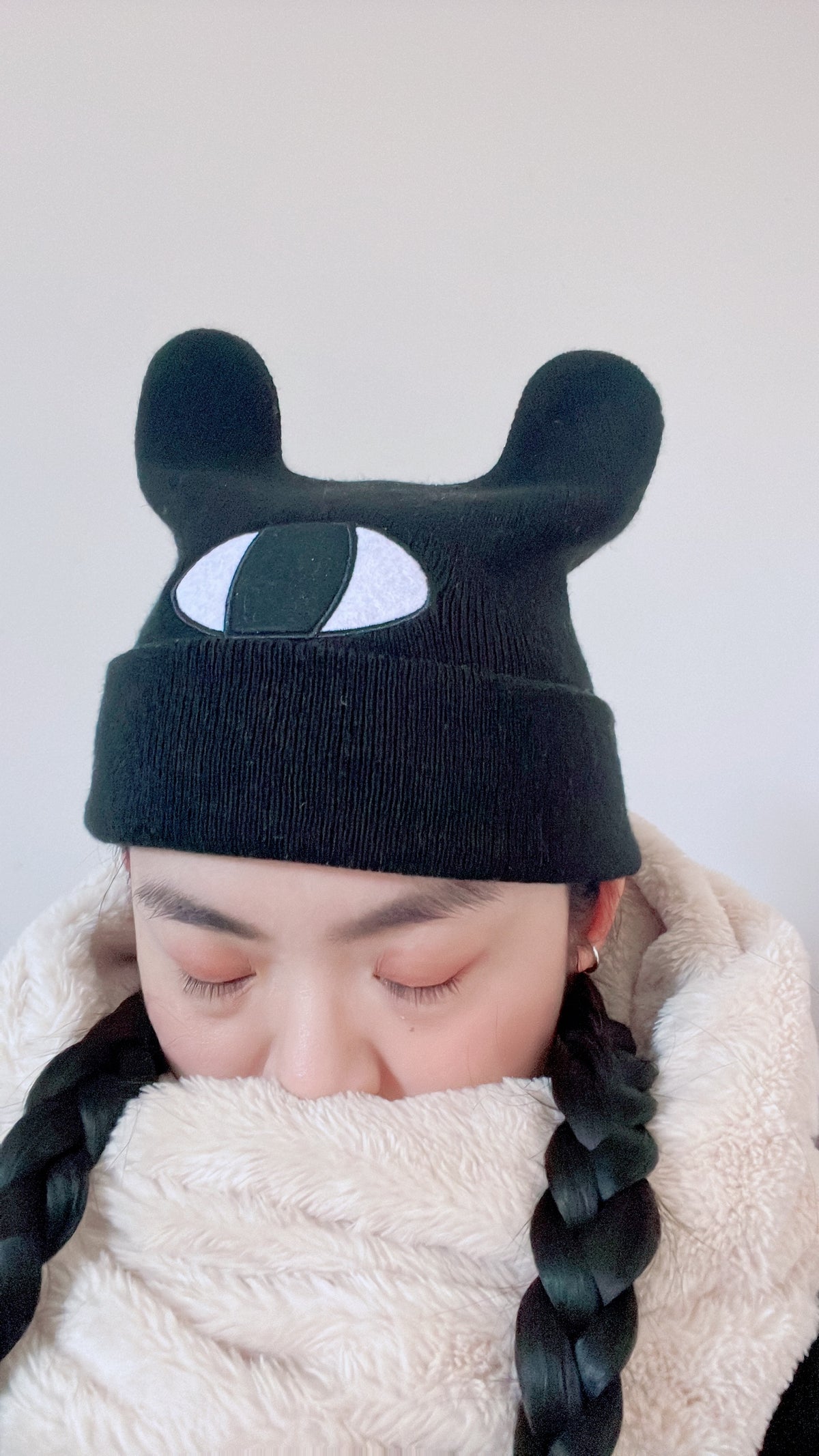 Yokai Black Bunny Beanie